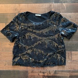 San Joy Sequined Top